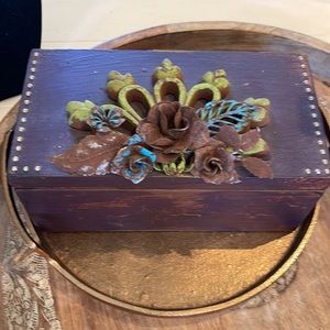 Rare Consuela rustic decorative box